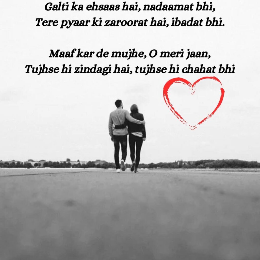 Sorry Shayari for BF