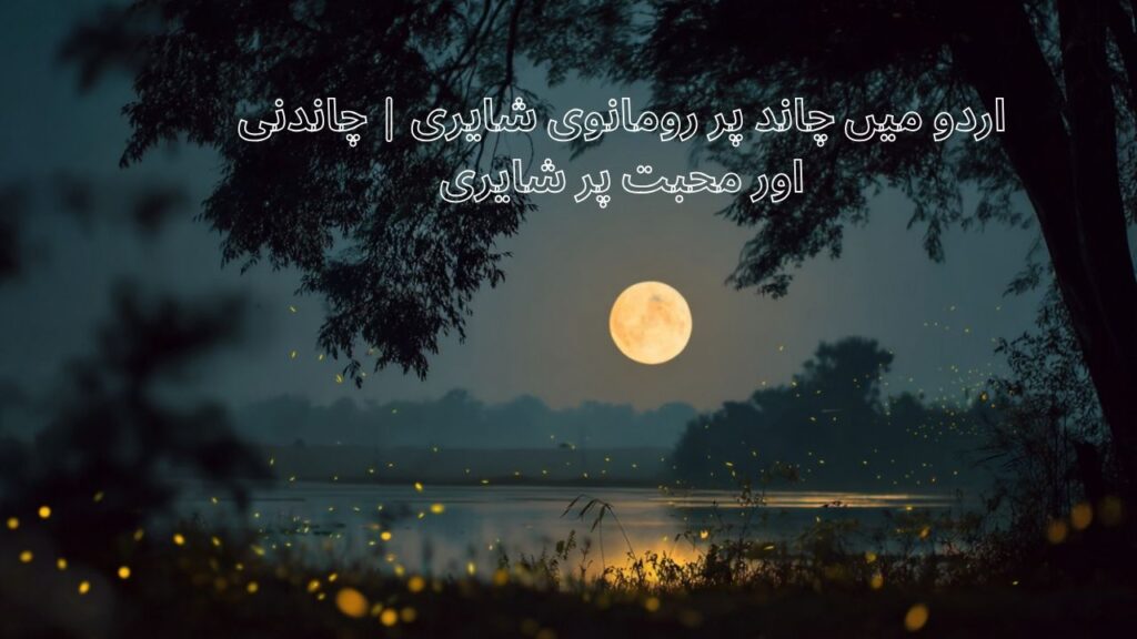 Shayari on Moon in Urdu
