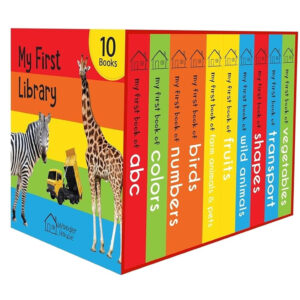 My First Library: Boxset of 10 Board Books for Kids (Pack 1)