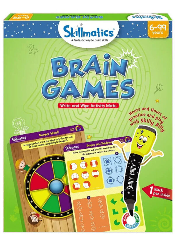 Skillmatics Educational Game: Brain Games