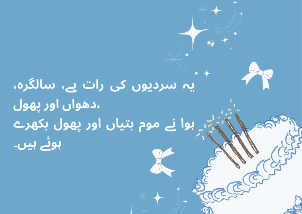 Birthday Shayari in Urdu
