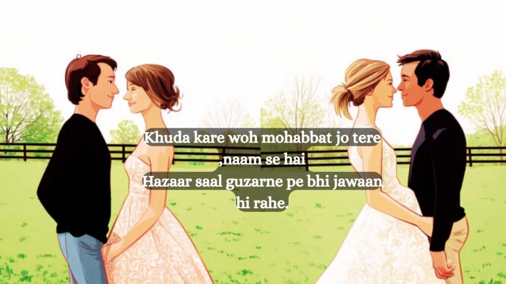 Romantic Urdu love Shayari for Couples